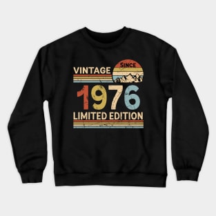 Vintage Since 1976 Limited Edition 47th Birthday Gift Vintage Men's Crewneck Sweatshirt